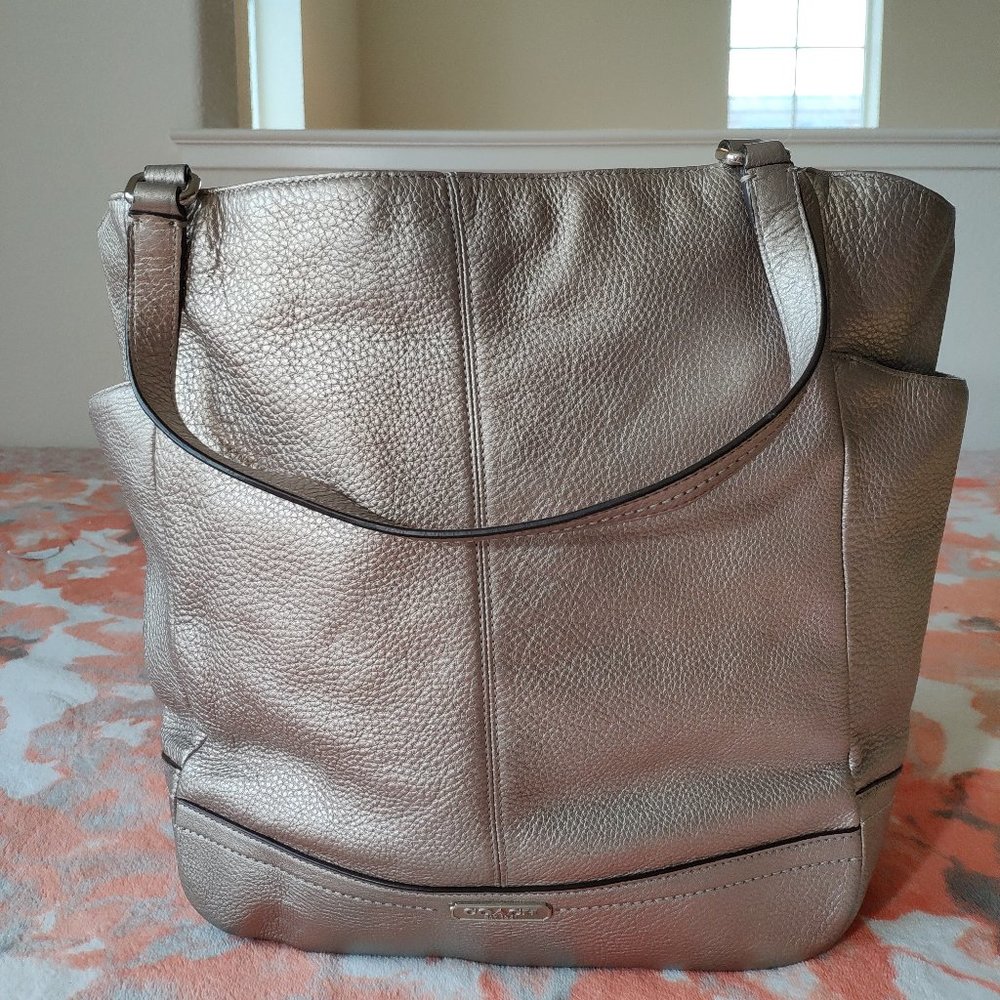 Coach Super Large leather shoulder bag, tote bag, purse